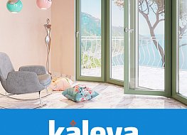 Элегантность итальянского модерна. В окне VARIO MILAN дизайнеры Kaleva воплотили всю нежность морского прилива.